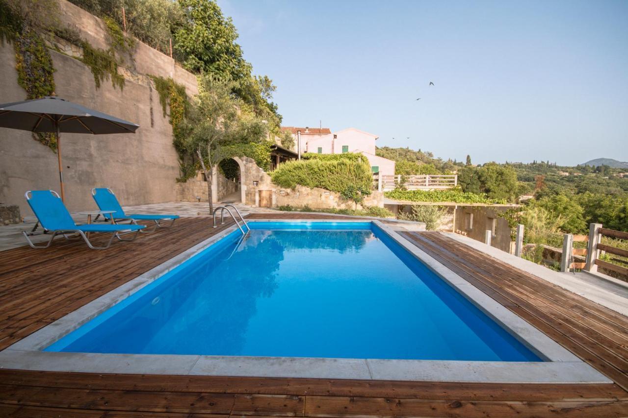 Corfu Tramezzo Designer'S House Villa Basztúni Kültér fotó
