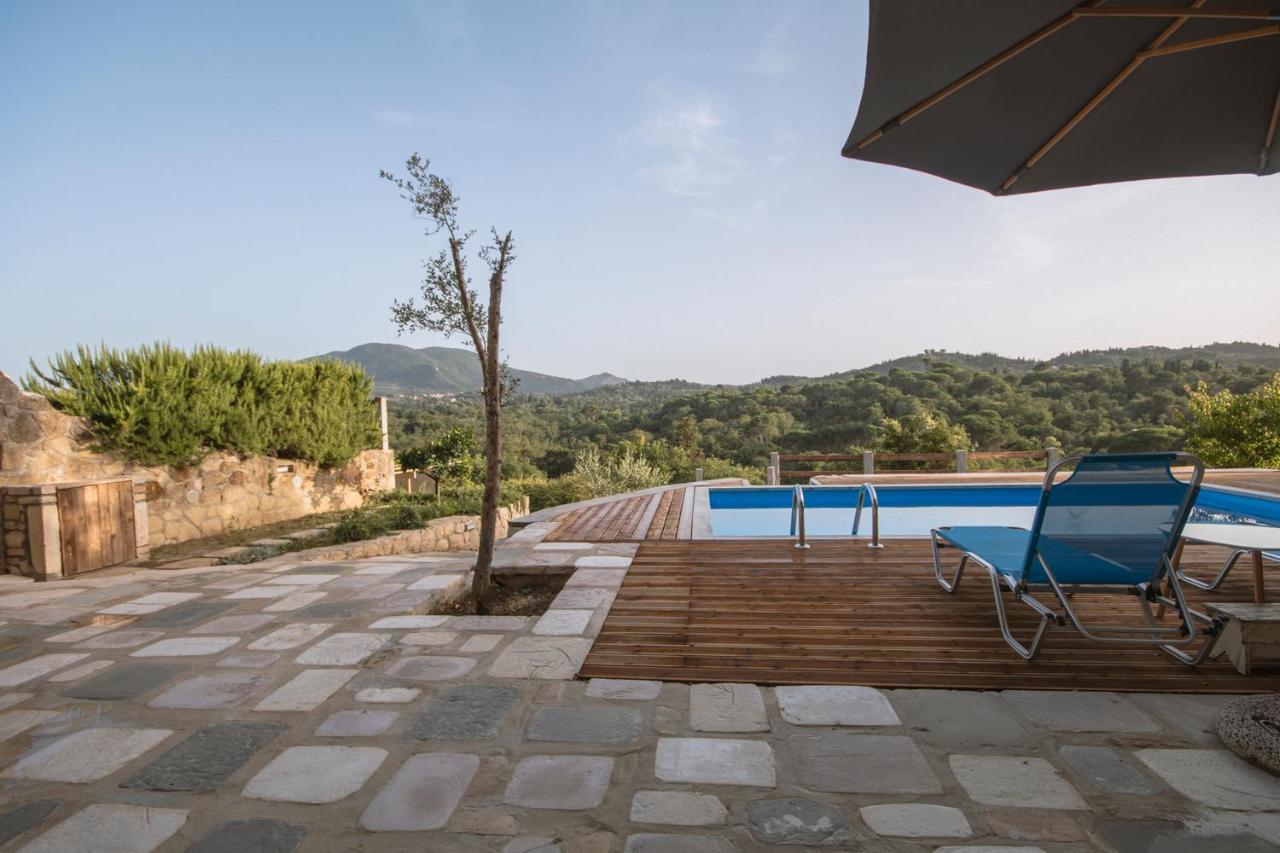 Corfu Tramezzo Designer'S House Villa Basztúni Kültér fotó